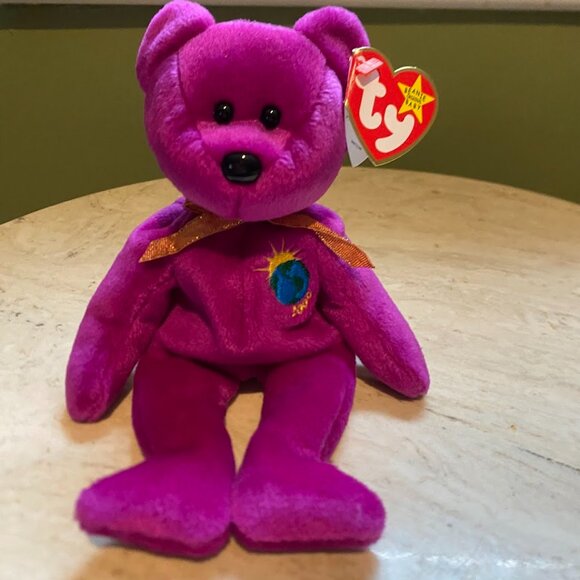 Millennium Ty Beanie Baby Bear: Errors of 1999, rare collectible - Picture 6 of 8